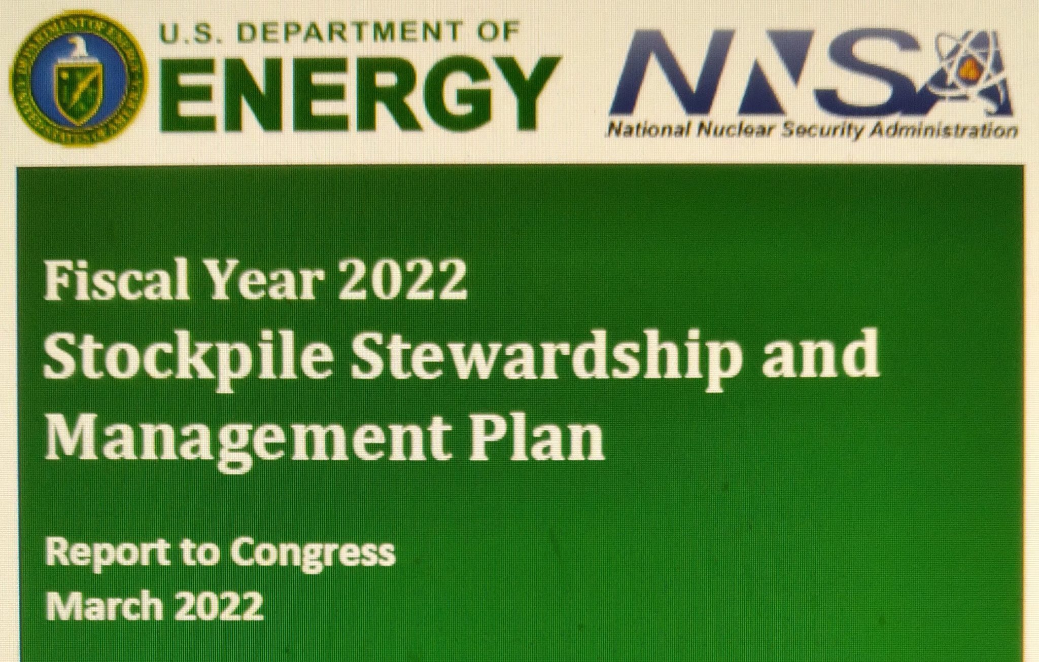 DOE Nuclear Weapons Plan Admits Few SRS Personnel Working On Proposed 